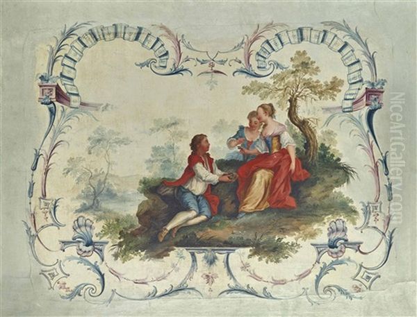 Elegant Company With A Bird's Nest In A Landscape - view 1
