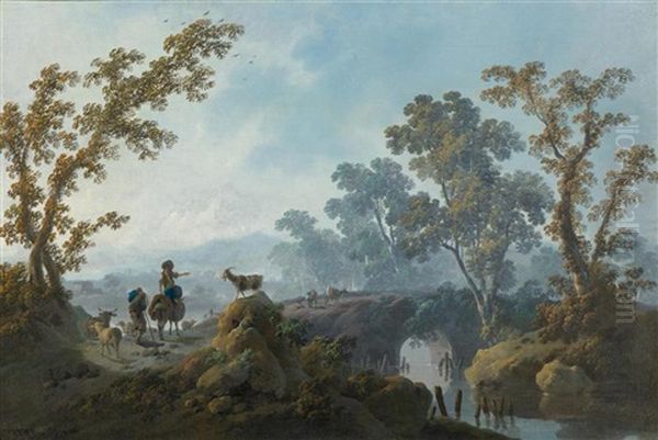 Hirten In Einer Mediterranen Landschaft - view 1