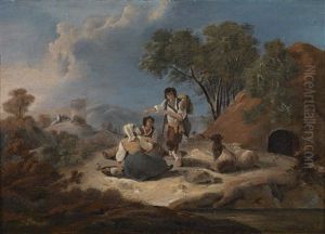 Landschaft Mit Einer Schaferfamilie Landschaft Mit Einer Schaferfamilie
