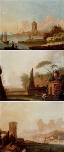 Scene Portuaire (+ 2 Others; 3 Works) - view 1