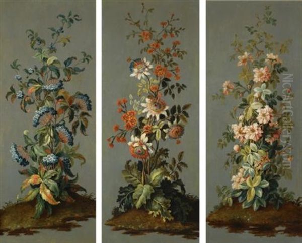 Flower Still Lifes (set Of 3) - view 1