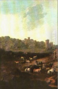 Pastorale Landschaft by Jean-Baptiste Pillement