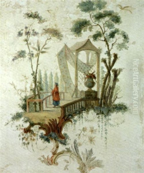 Scene De Chinoiserie, (+ 3 Others, Lrgr; Set Of 4) - view 1