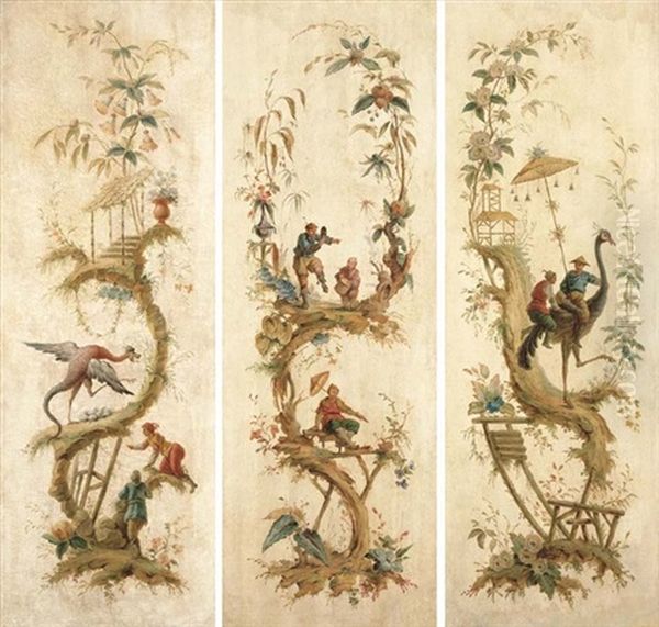 Chinoiseries (triptych On Screen) - view 1