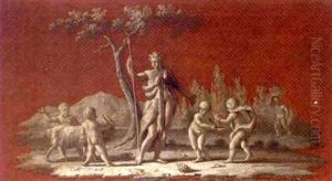 Bacchus With Putti
