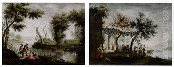 Galante Szene (+ Another Similar; Pair) - view 1