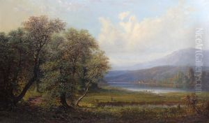Landscape With Cows Grazing by Henry Boese