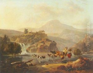 La Traversee Du Gue Dans Un Paysage Rocheux
