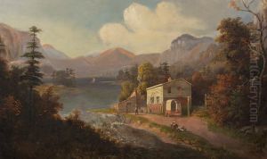 Hudson River Landscape by Henry Boese