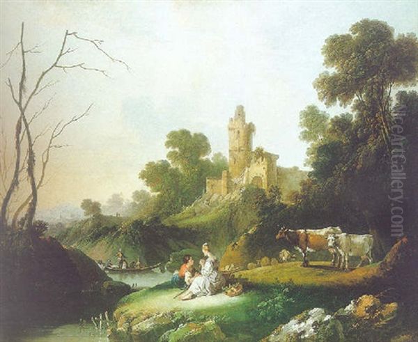 Couple Dans Un Paysage - view 1