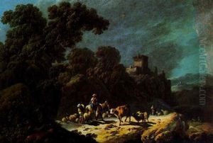 Paysage Au Troupeau Paysage Au Troupeau