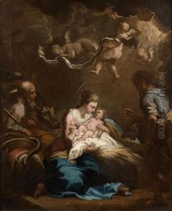 L"adoration Des Bergers by Nicola Pillori