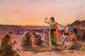 La Danseuse Du Desert by Otto Pilny