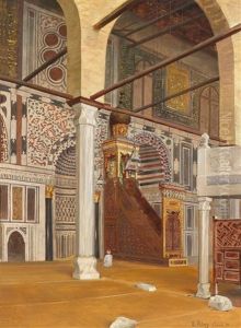 Blick In Die El Mnayyad Moschee, Cairo by Otto Pilny