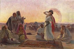 Orientalische Tanzerin by Otto Pilny