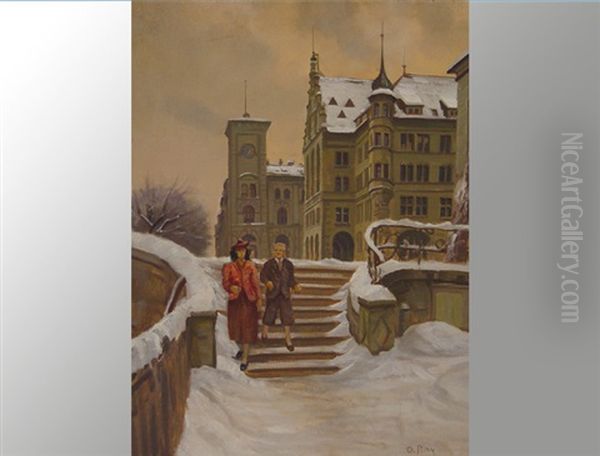 Stadthaus Zurich Im Winter - view 1