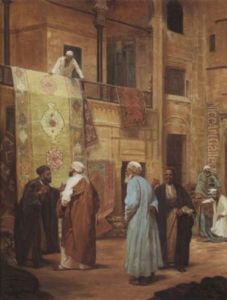 Les Marchands De Tapis by Otto Pilny