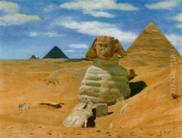 Die Sphinx Vor Den Pyramiden - view 1