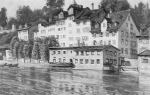 Ansicht Der Hauserzeile An Der Schipfenlande Ansicht Der Hauserzeile An Der Schipfenlande