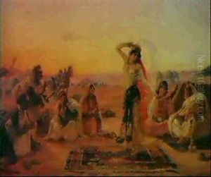 Danse Dans Le Desert by Otto Pilny