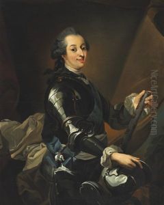 Portrait Of Frederik V In Armour