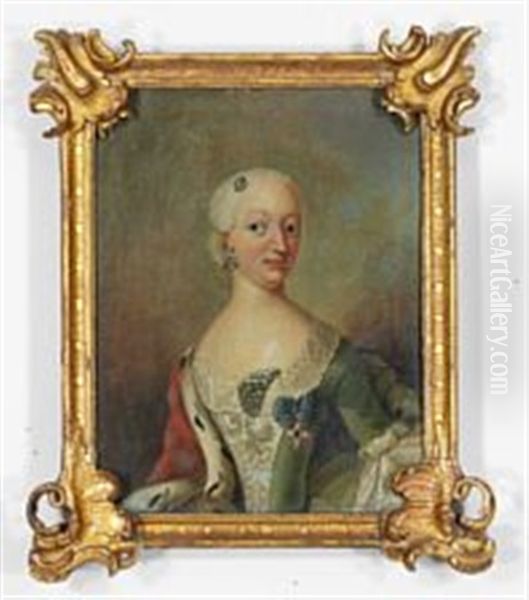 King Frederik V And His Queens Louise And Juliane Marie - view 1
