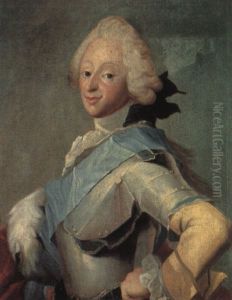 Portraet Af Frederik V by Carl Gustav Pilo
