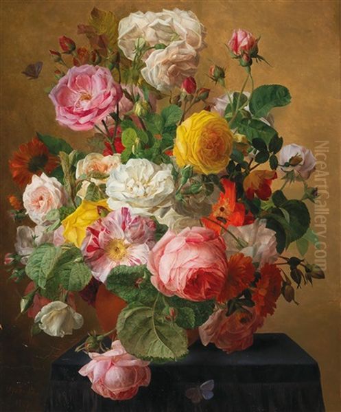 Still Life With Roses In A Vase - view 1