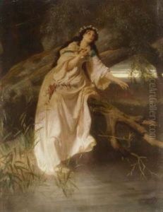 Ophelia by Ferdinand Piloty the Younger