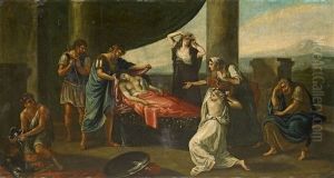 The Mourning Of Alexander The Great by Carl Theodor Von Piloty
