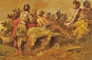 Figurenstudie (in The Manner Of Salvatore Rosas)