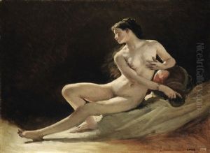 Study For The Figure Of The Seine, For The Opera Garnier, Paris by Isidore Alexandre Augustin Pils