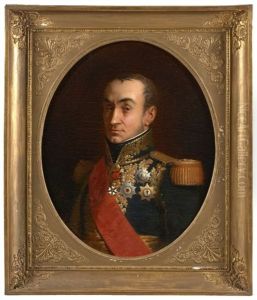 Portrait Du Marechal Oudinot by Isidore Alexandre Augustin Pils