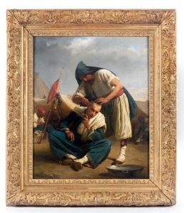 Camp De Zouaves by Isidore Alexandre Augustin Pils
