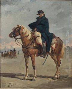 Cavalier En Tenue De Route by Isidore Alexandre Augustin Pils