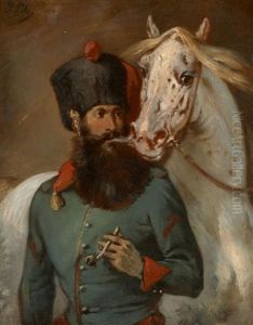Cosaque Fumant La Pipe by Isidore Alexandre Augustin Pils