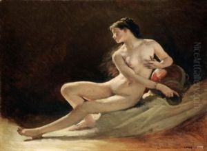 La Figure De La Seine Pour L'opera Garnier A Paris (study) by Isidore Alexandre Augustin Pils
