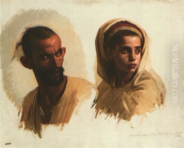 Deux Etudes De Kabyles - view 1