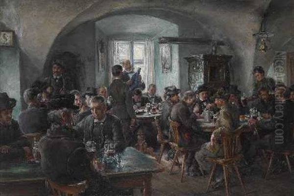 Oberbayerische Wirtshausszene - view 1