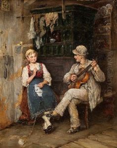 Die Musikalische Werbung Der Geliebten by Otto Pilz