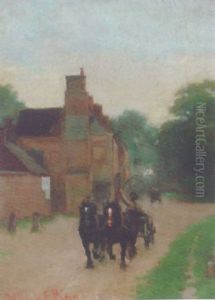 Leaving The Inn by William Edwin Pimm