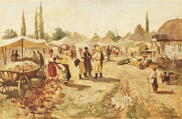 Ukrainischer Bauernmarkt - view 1