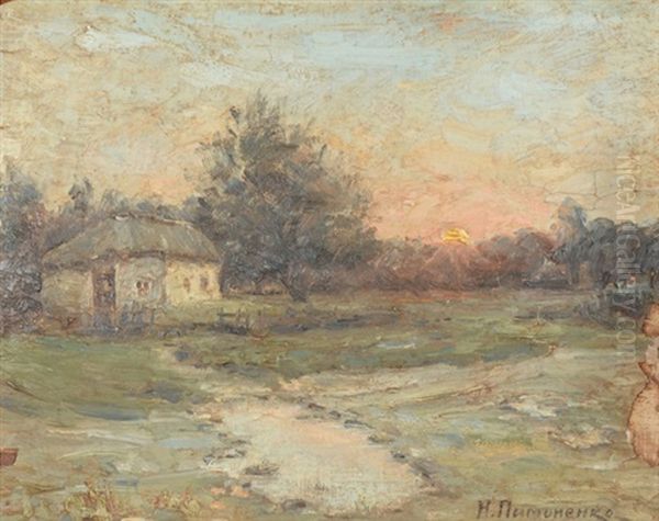 Farm Cottage In A Summer Landscape - view 1