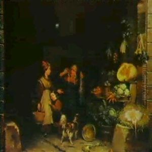 Chez La Marchande by Hippolyte Alexandre Pinart