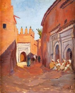 Rue Dun Village Au Maroc