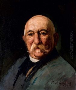 Retrato De Don Julian Munoz Y Romana. Notario De Madrid