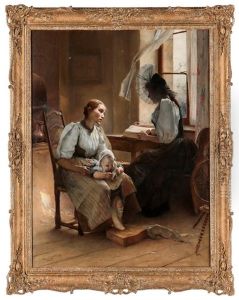 Andakt (devotion) by Emile Auguste Pinchart