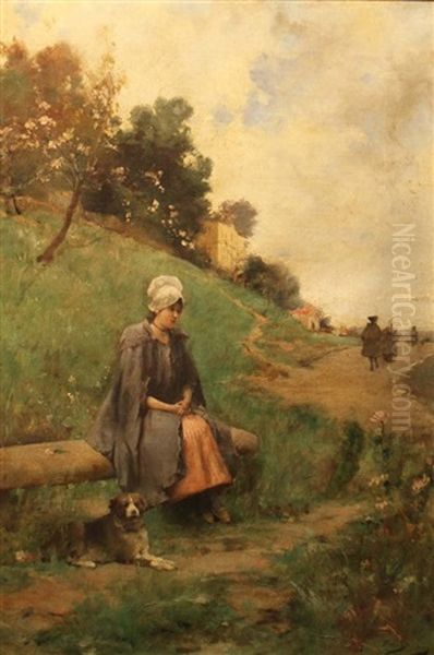 La Jeune Fille Et Le Chien - view 1