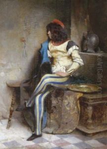 A Young Man In An Interior A Young Man In An Interior
