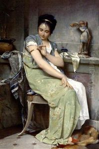 The Amulet by Emile Auguste Pinchart